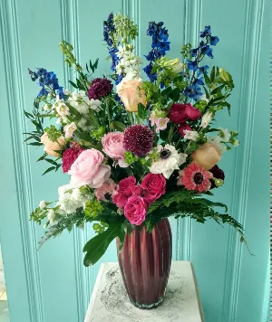 BURST OF SPRING COLOR FLOWER ARRANGEMENT